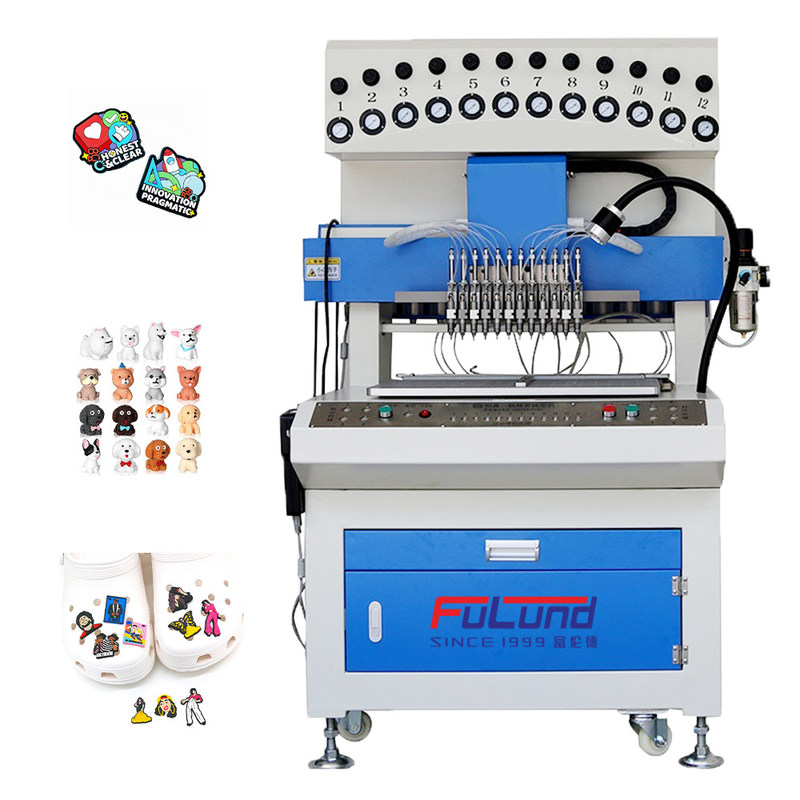  factory Plastic keychain key tag labels name cards luggage label making machine Epoxy dispensing machine with 3D