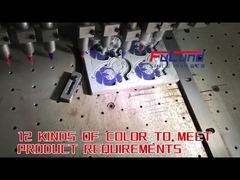 Fulund factory sell 12 Color Liquid PVC Automatic Dripping silicone rubber patch machine